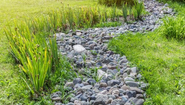 River Rock Garden Installation in Huntsville