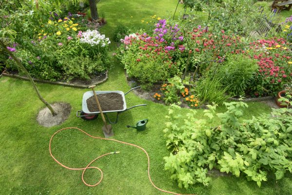 Flower Bed Construction in Huntsville