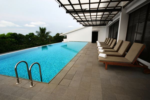 Pool Patio Landscaping in Huntsville